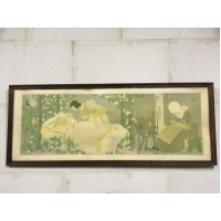 Wandplaat van Doornroosje door B. Midderigh-Bokhorst